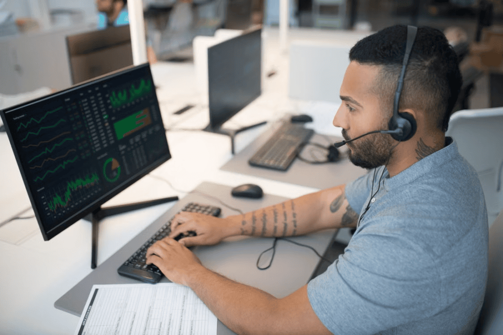 Legal tech consultant analyzing data as part of a growing specialized role.