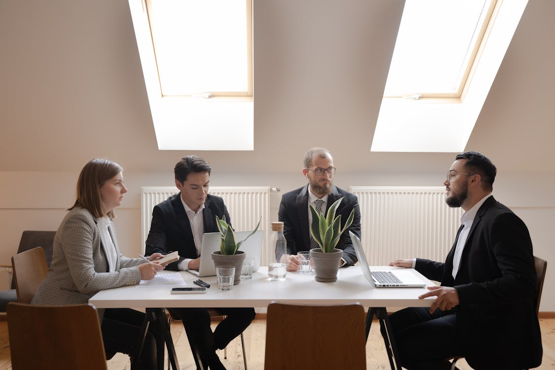 people having a conference